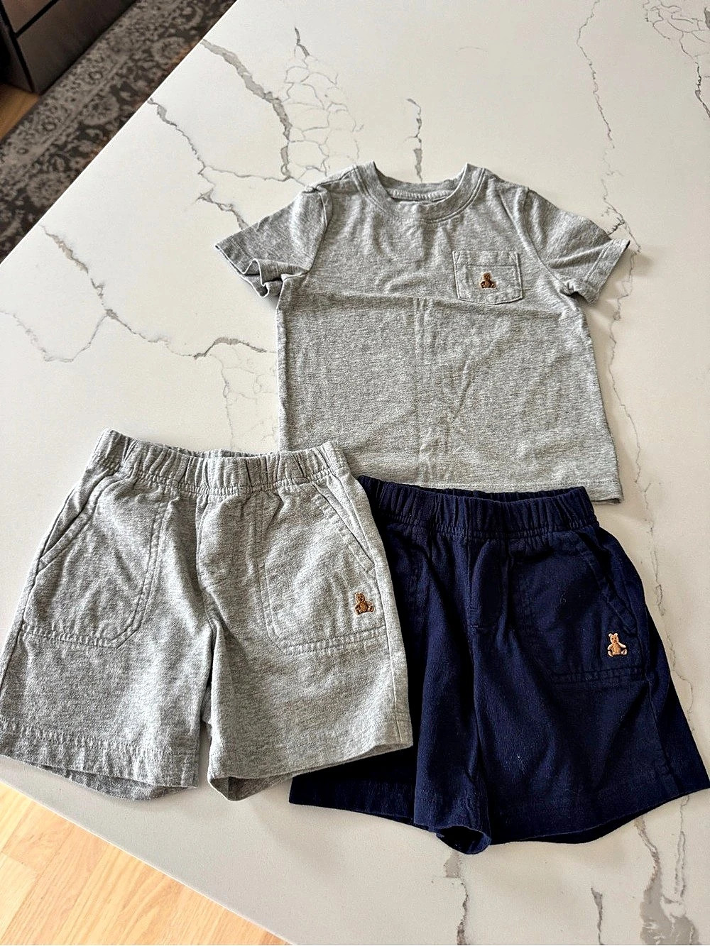 baby gap Brannan's Favorites Baby Boy 3T 3-Piece Set Gray & Blue